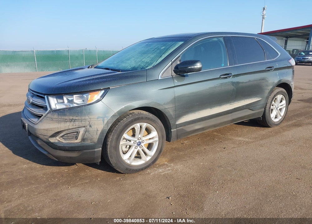 2015 FORD EDGE SEL VIN: 2FMTK4J88FBC34442