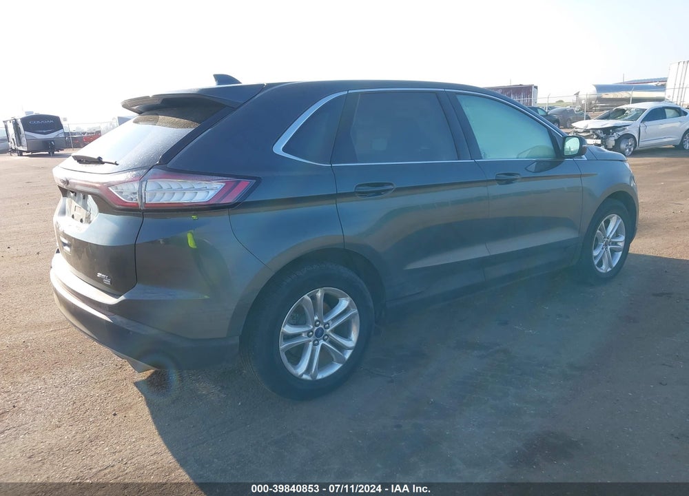 2015 FORD EDGE SEL VIN: 2FMTK4J88FBC34442