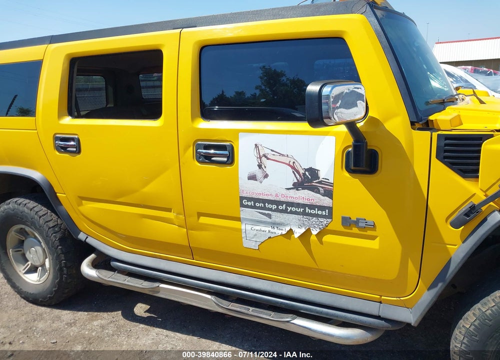 2003 HUMMER H2 VIN: 5GRGN23U53H144013