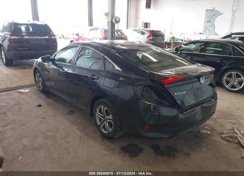 2017 HONDA CIVIC LX VIN: 19XFC2F58HE052642