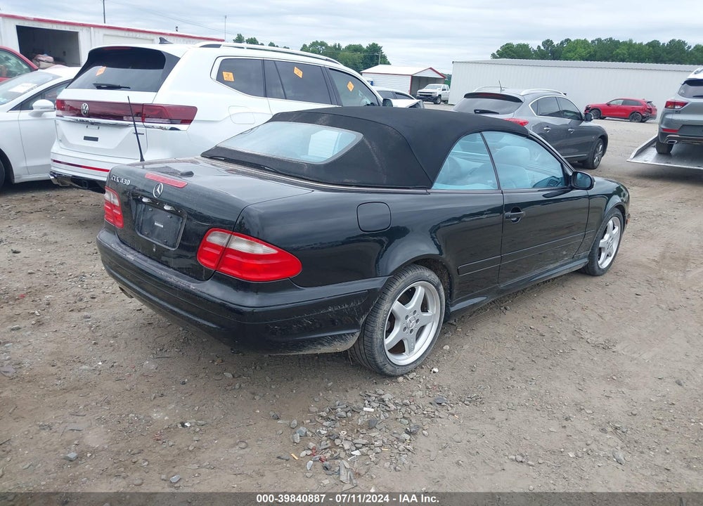 2002 MERCEDES-BENZ CLK 430 VIN: WDBLK70GX2T119638