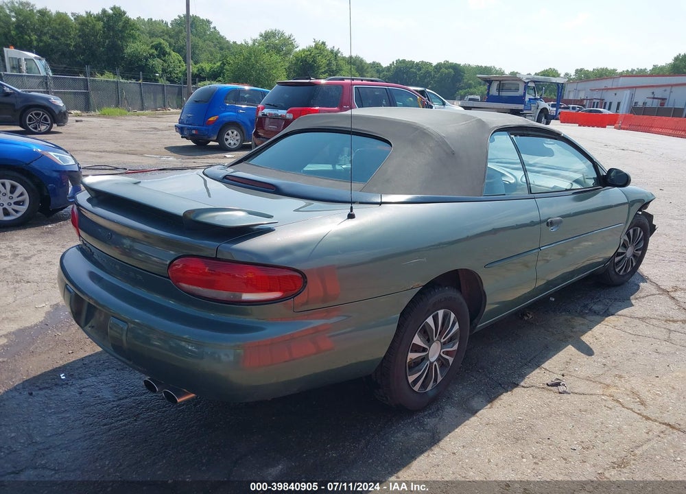 1997 CHRYSLER SEBRING JX VIN: 3C3EL45H6VT578542