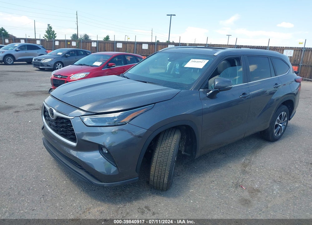 2023 TOYOTA HIGHLANDER XLE VIN: 5TDKDRAH7PS007623