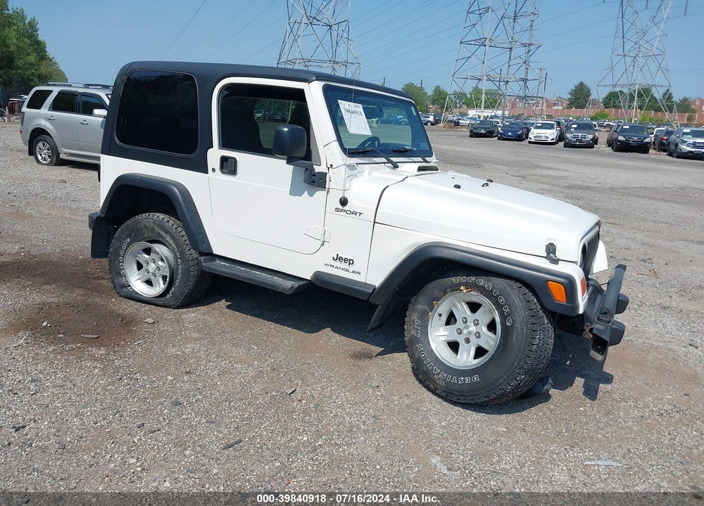 2005 JEEP WRANGLER SPORT VIN: 1J4FA49S65P355007