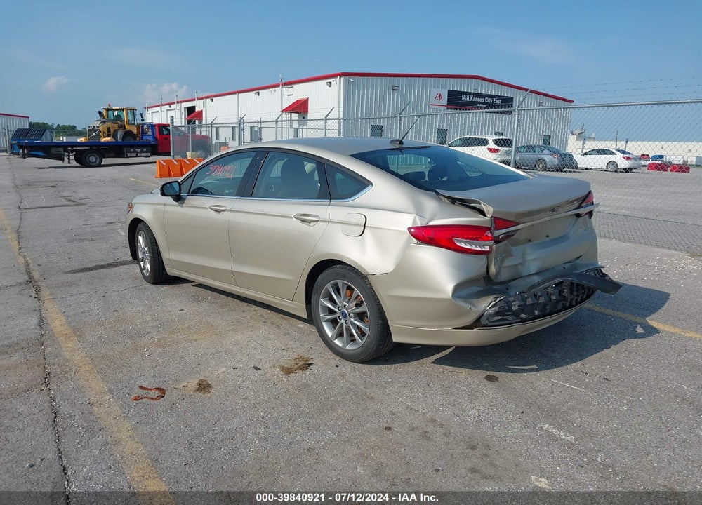 2017 FORD FUSION SE VIN: 3FA6P0H70HR412850