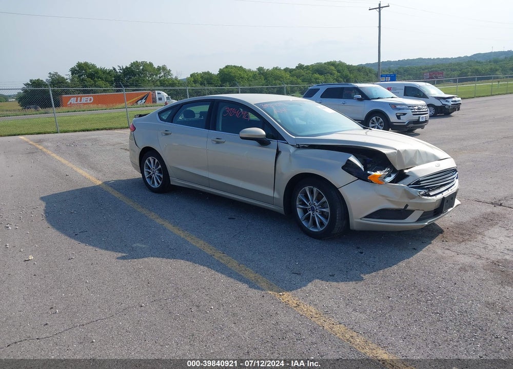 2017 FORD FUSION SE VIN: 3FA6P0H70HR412850