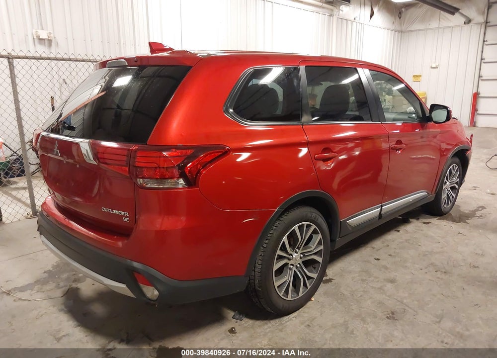 2017 MITSUBISHI OUTLANDER SE VIN: JA4AD3A31HZ024439