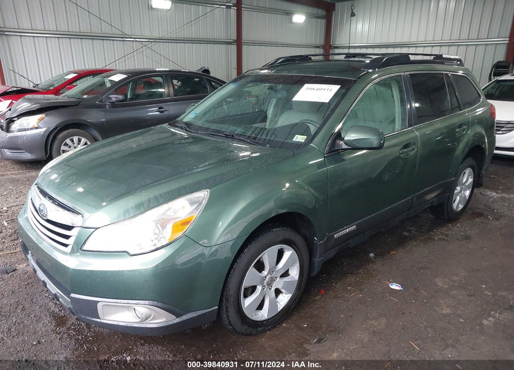 2010 SUBARU OUTBACK 2.5I PREMIUM VIN: 4S4BRCCC5A3324644