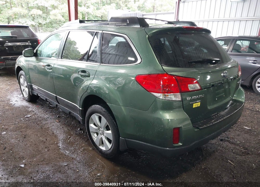 2010 SUBARU OUTBACK 2.5I PREMIUM VIN: 4S4BRCCC5A3324644