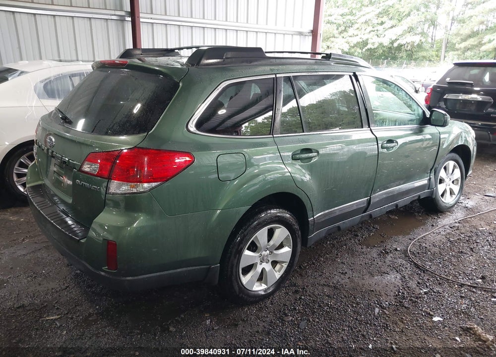 2010 SUBARU OUTBACK 2.5I PREMIUM VIN: 4S4BRCCC5A3324644