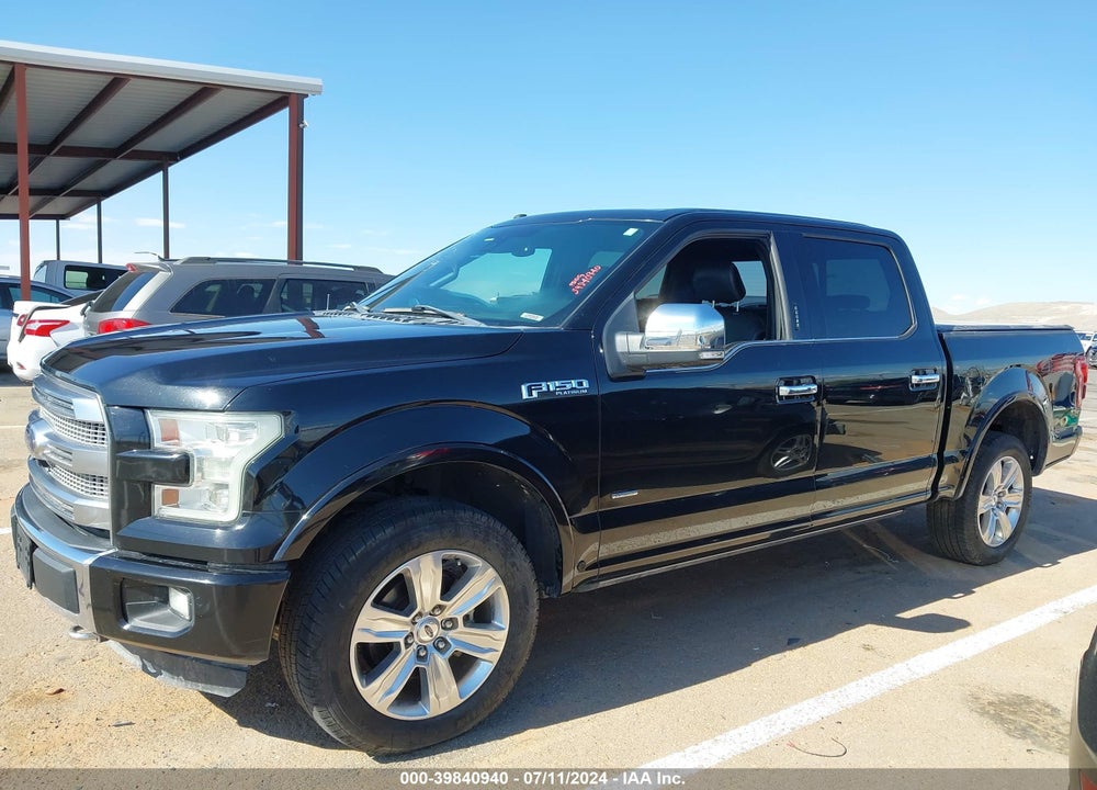 2016 FORD F-150 PLATINUM VIN: 1FTEW1EGXGFB01022