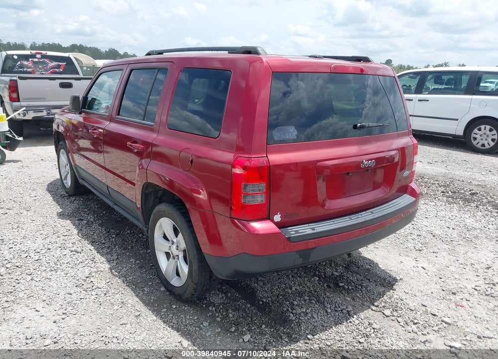 2013 JEEP PATRIOT LATITUDE VIN: 1C4NJPFB4DD157520