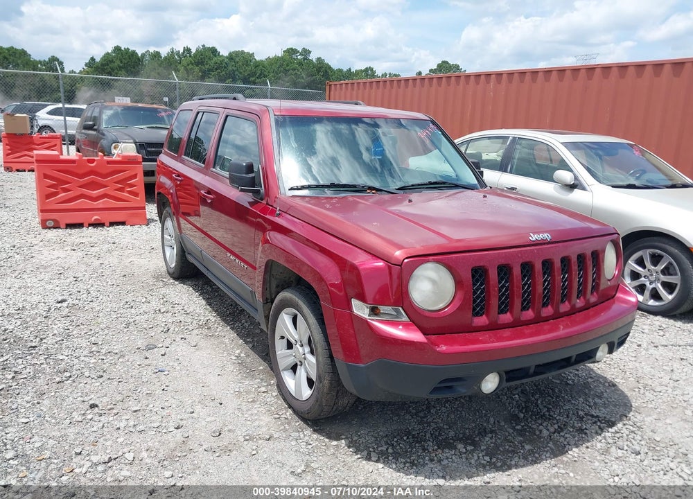 2013 JEEP PATRIOT LATITUDE VIN: 1C4NJPFB4DD157520