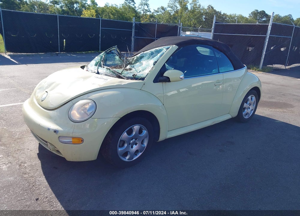 2003 VOLKSWAGEN NEW BEETLE GLS VIN: 3VWCK21Y83M327557