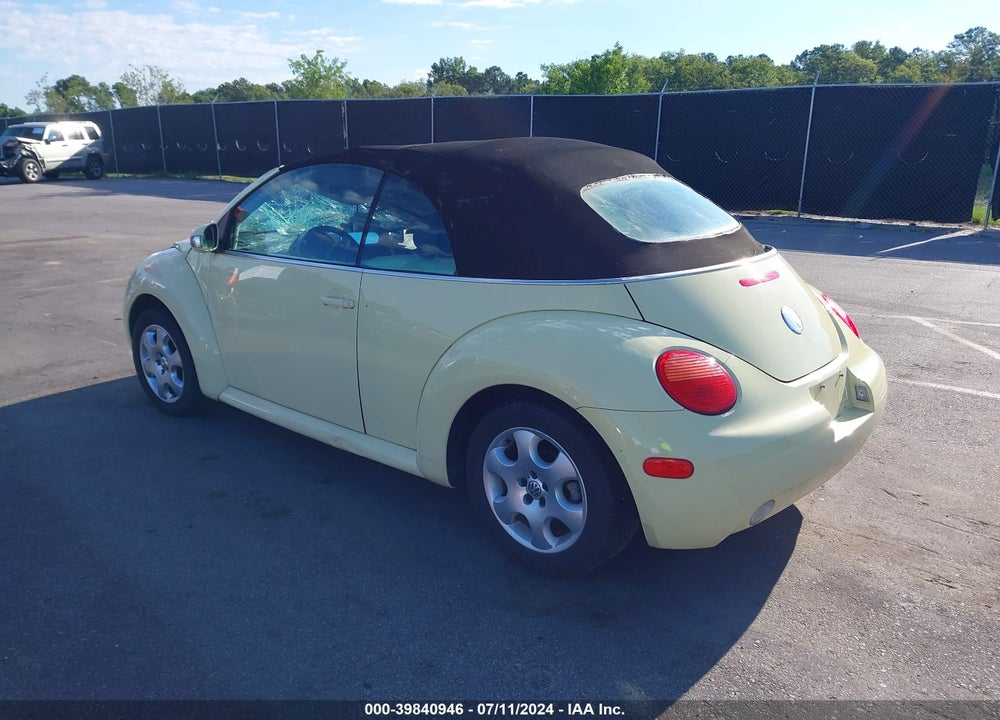 2003 VOLKSWAGEN NEW BEETLE GLS VIN: 3VWCK21Y83M327557
