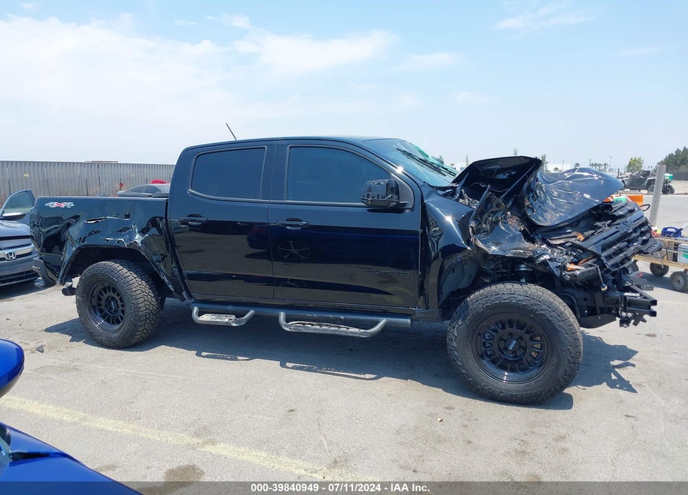2022 CHEVROLET COLORADO 4WD SHORT BOX LT VIN: 1GCGTCEN3N1327358