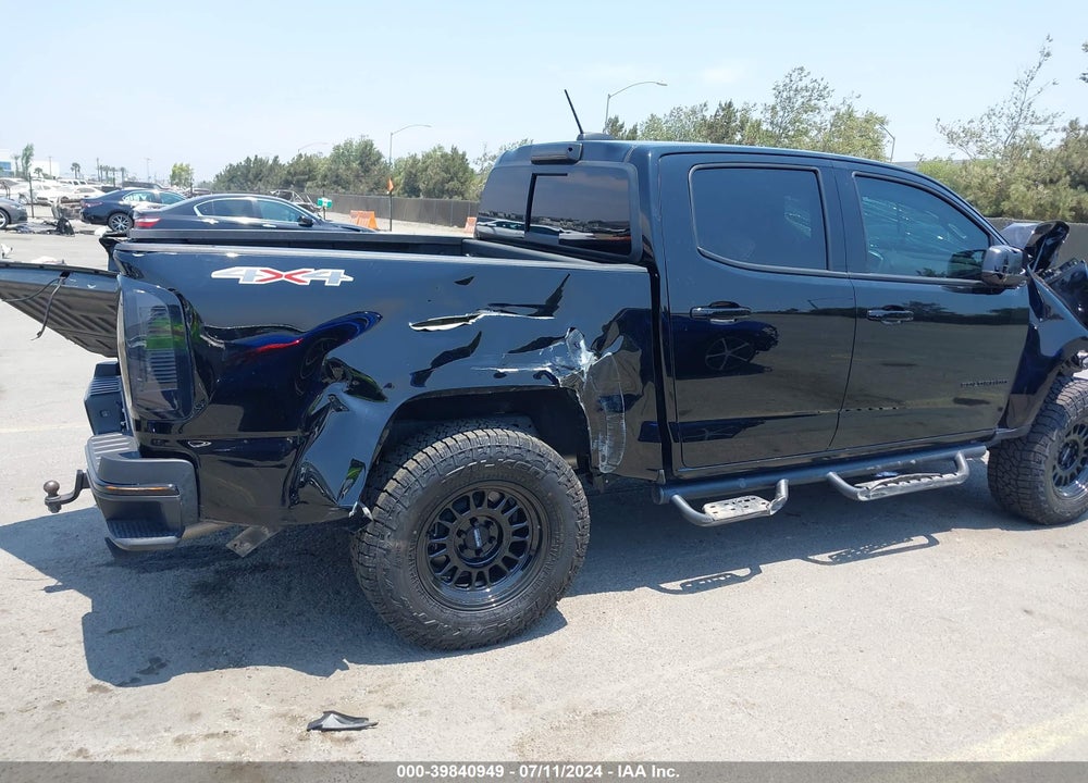 2022 CHEVROLET COLORADO 4WD SHORT BOX LT VIN: 1GCGTCEN3N1327358