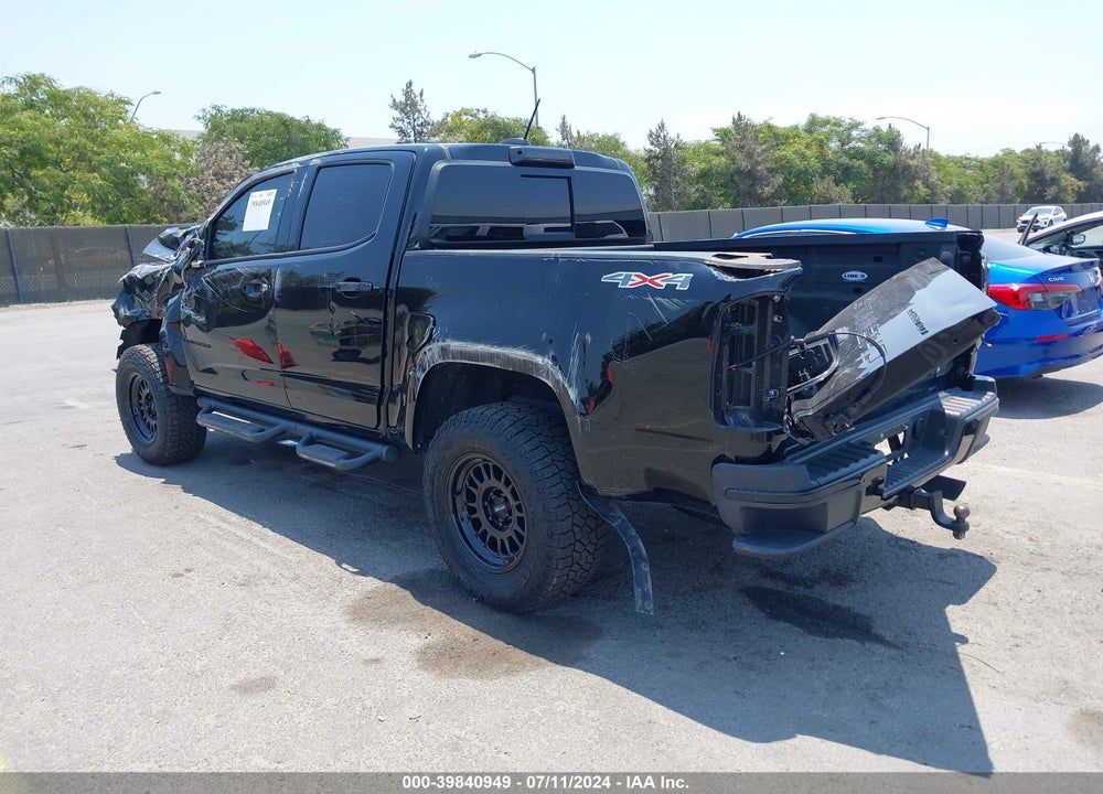 2022 CHEVROLET COLORADO 4WD SHORT BOX LT VIN: 1GCGTCEN3N1327358