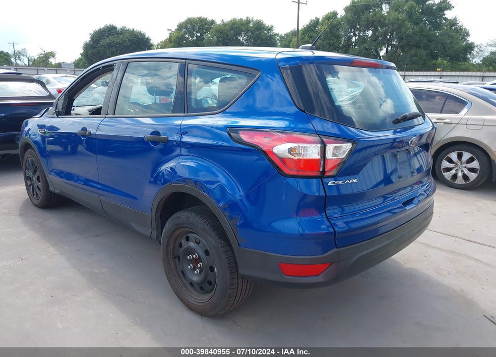 2018 FORD ESCAPE S VIN: 1FMCU0F74JUD29991