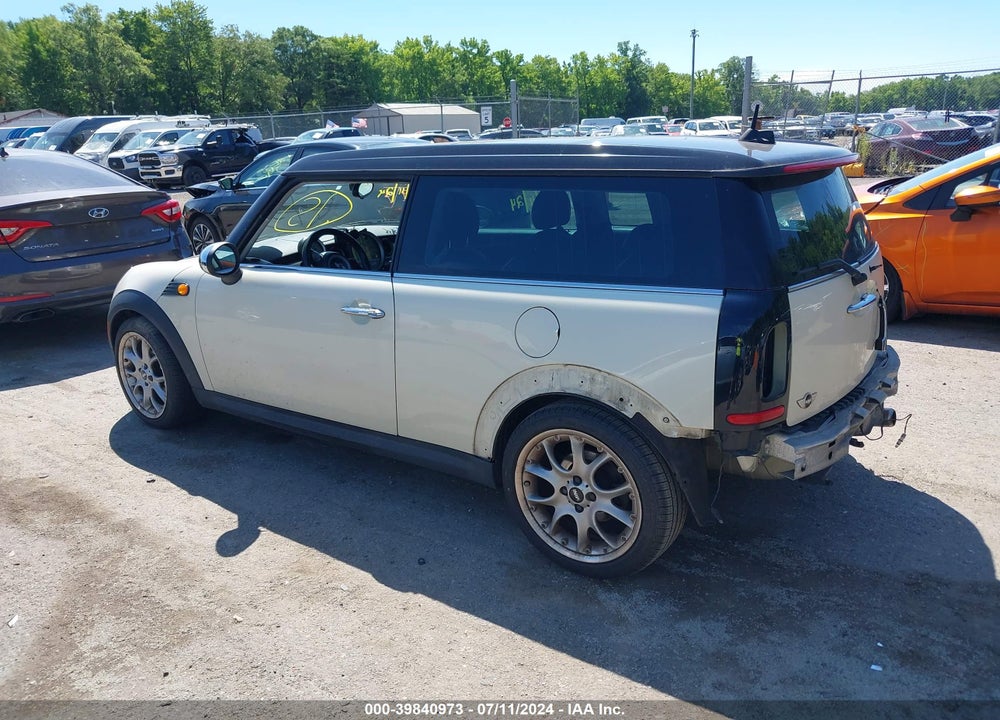 2008 MINI COOPER CLUBMAN VIN: WMWML33558TJ46600
