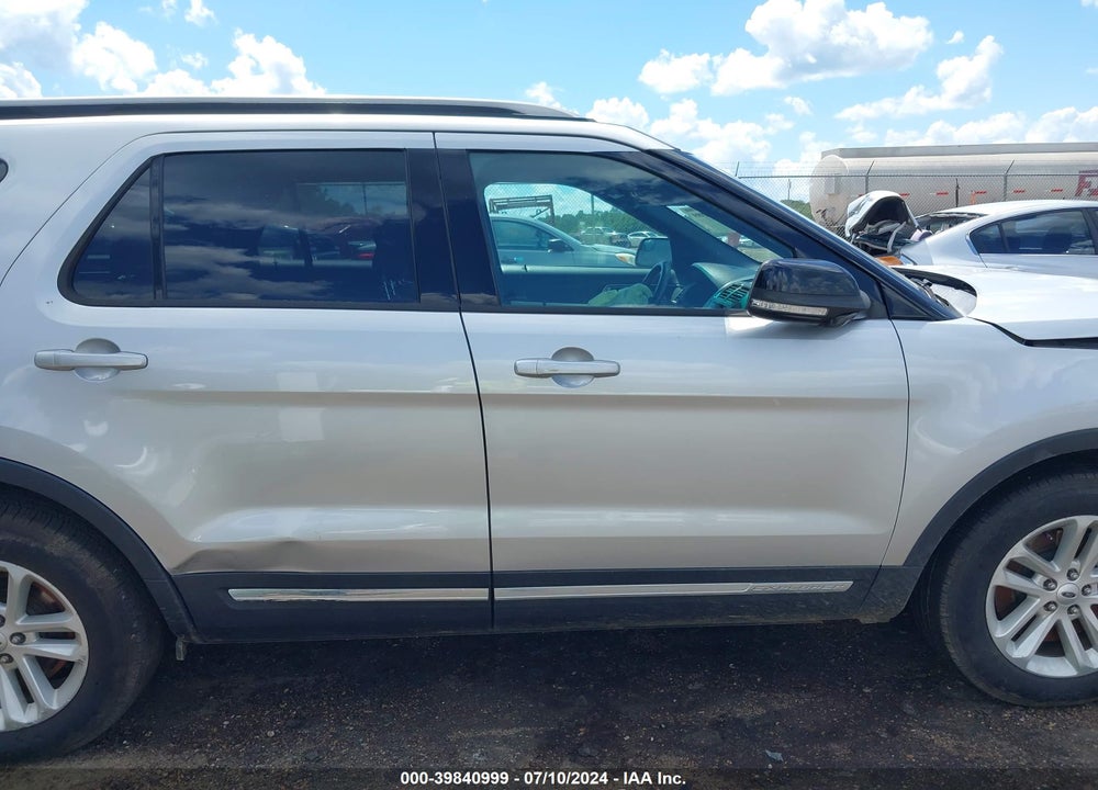 2017 FORD EXPLORER XLT VIN: 1FM5K7D89HGD15788