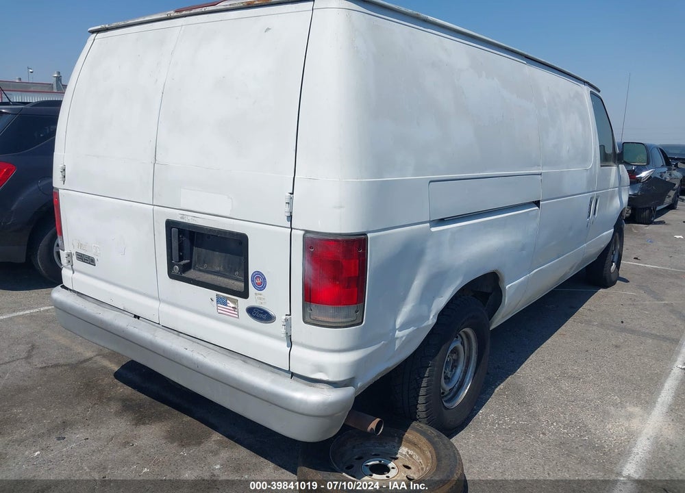 2000 FORD E-150 COMMERCIAL/RECREATIONAL VIN: 1FTRE1428YHA10721