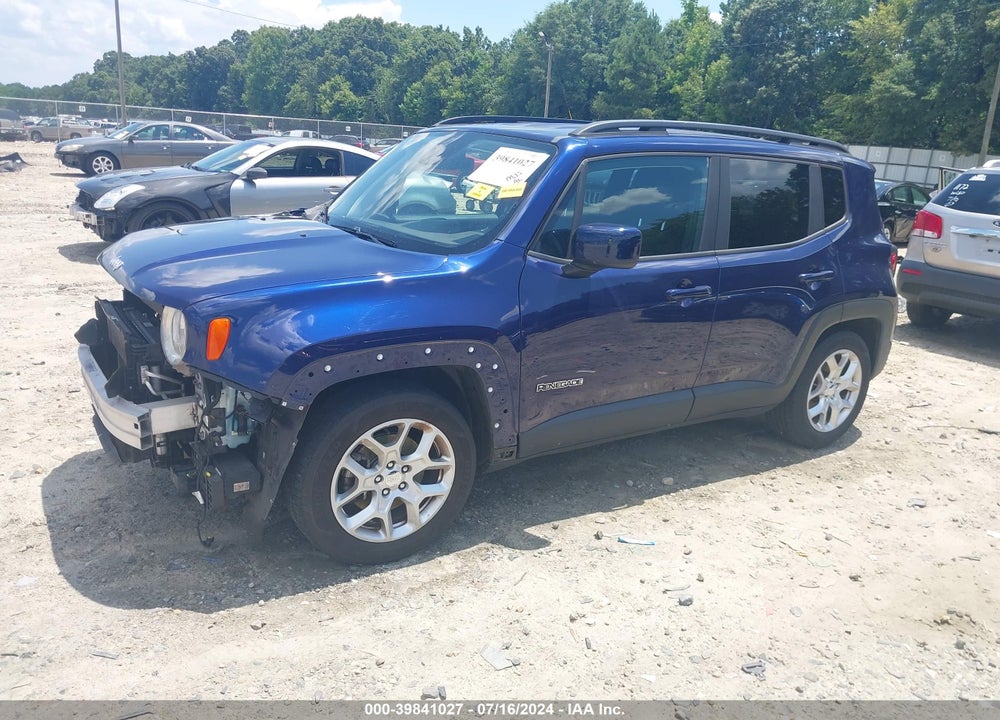 2018 JEEP RENEGADE LATITUDE FWD VIN: ZACCJABB7JPH92478