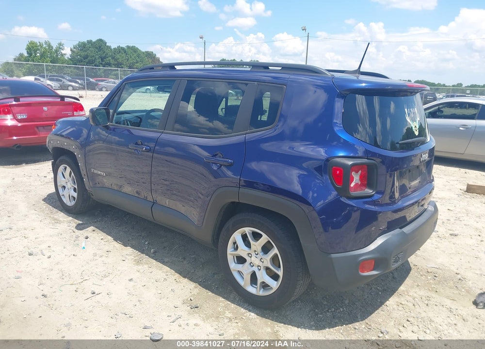 2018 JEEP RENEGADE LATITUDE FWD VIN: ZACCJABB7JPH92478