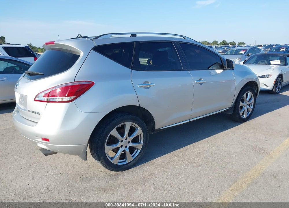 2013 NISSAN MURANO LE VIN: JN8AZ1MU5DW204409