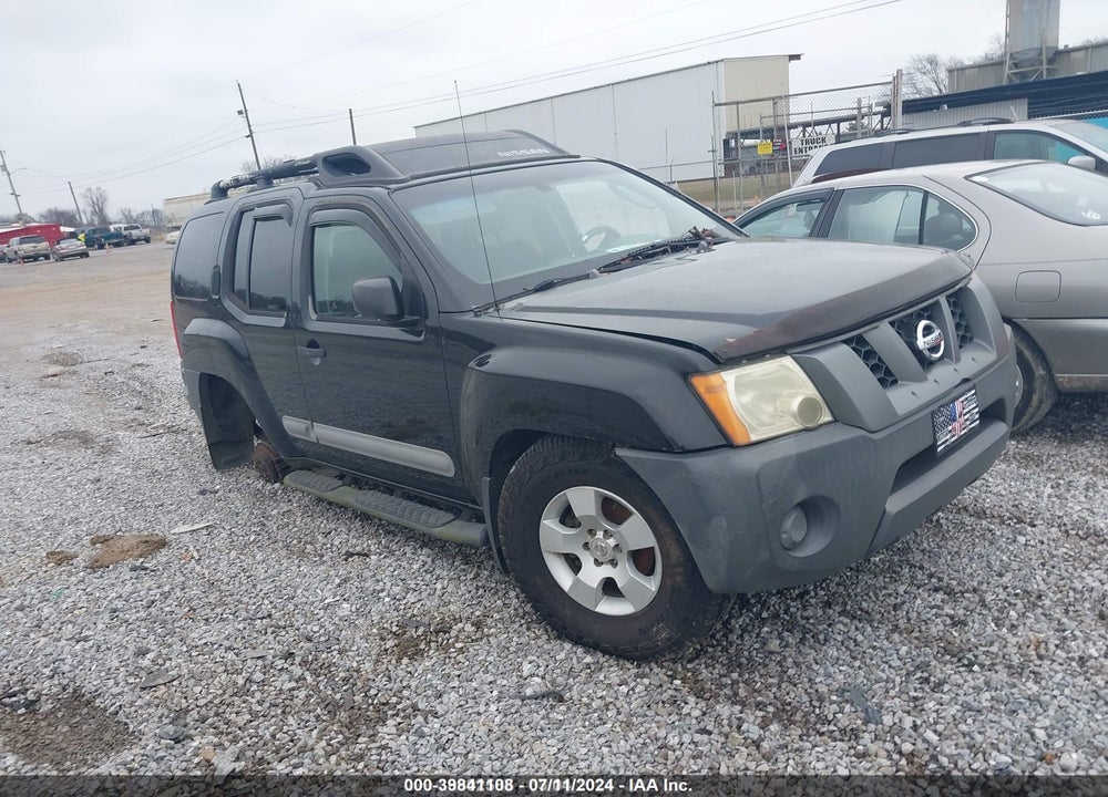 2005 NISSAN XTERRA S VIN: 5N1AN08U95C653392