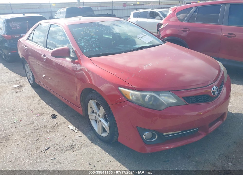 2012 TOYOTA CAMRY VIN: 4T1BF1FK5CU613486