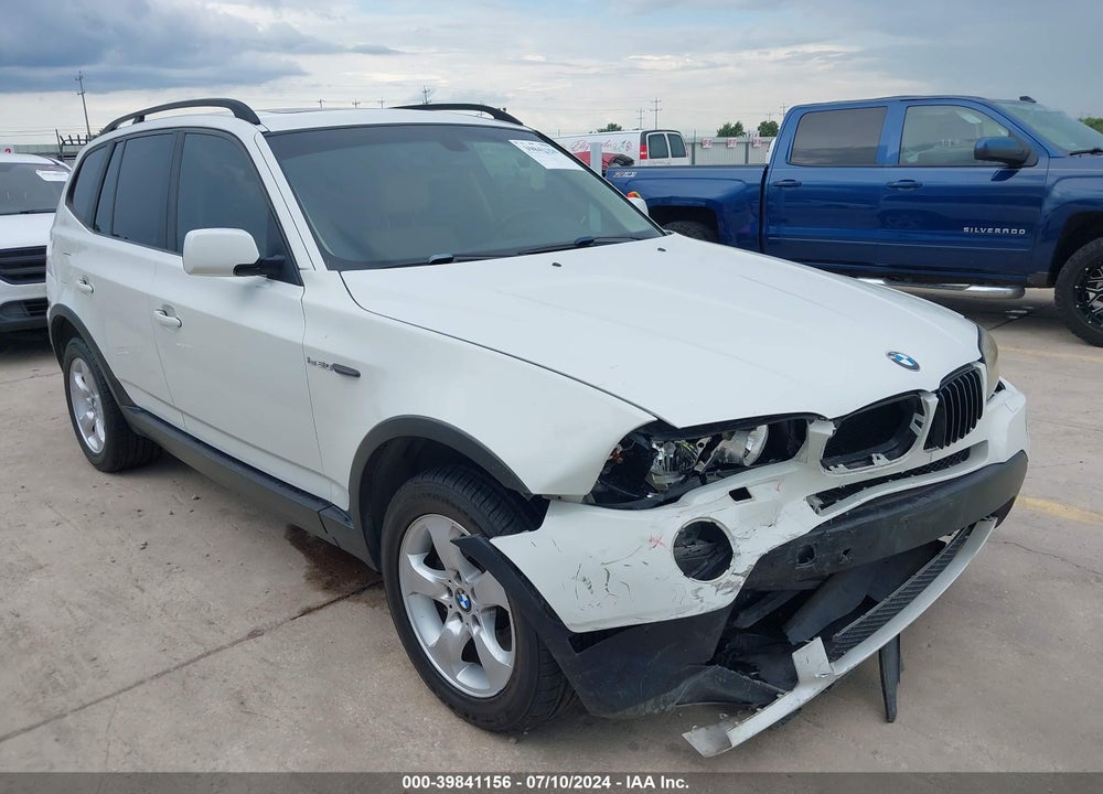 2007 BMW X3 3.0SI VIN: WBXPC93417WF14283