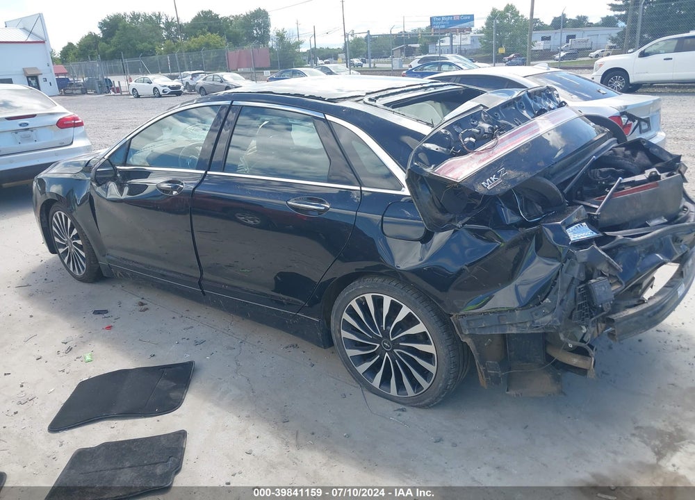 2018 LINCOLN MKZ HYBRID BLACK LABEL VIN: 3LN6L5NU4JR603900