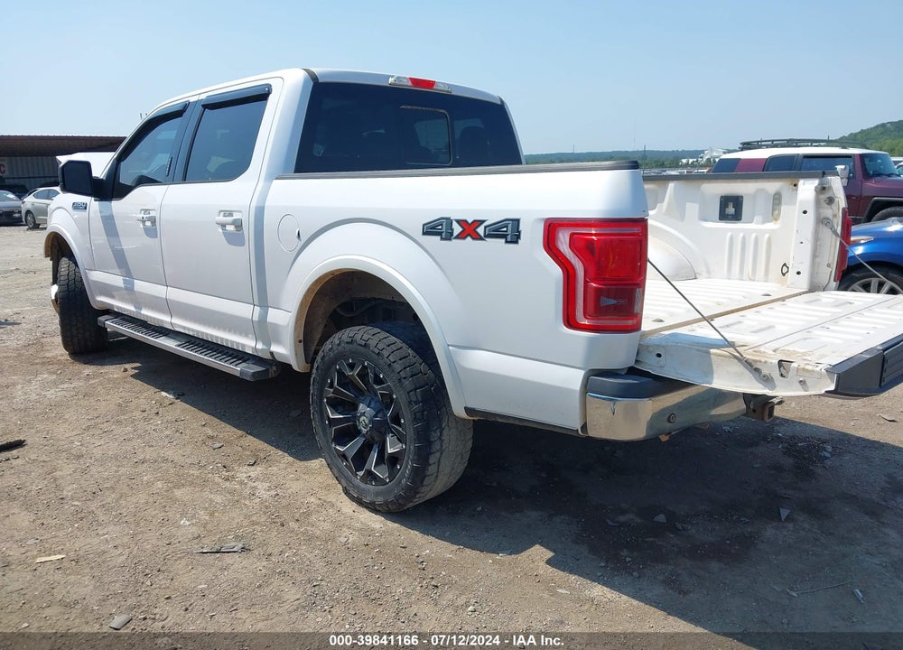 2015 FORD F-150 LARIAT VIN: 1FTEW1EF0FKE03545