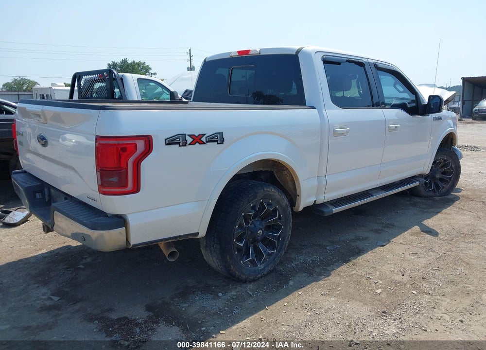 2015 FORD F-150 LARIAT VIN: 1FTEW1EF0FKE03545