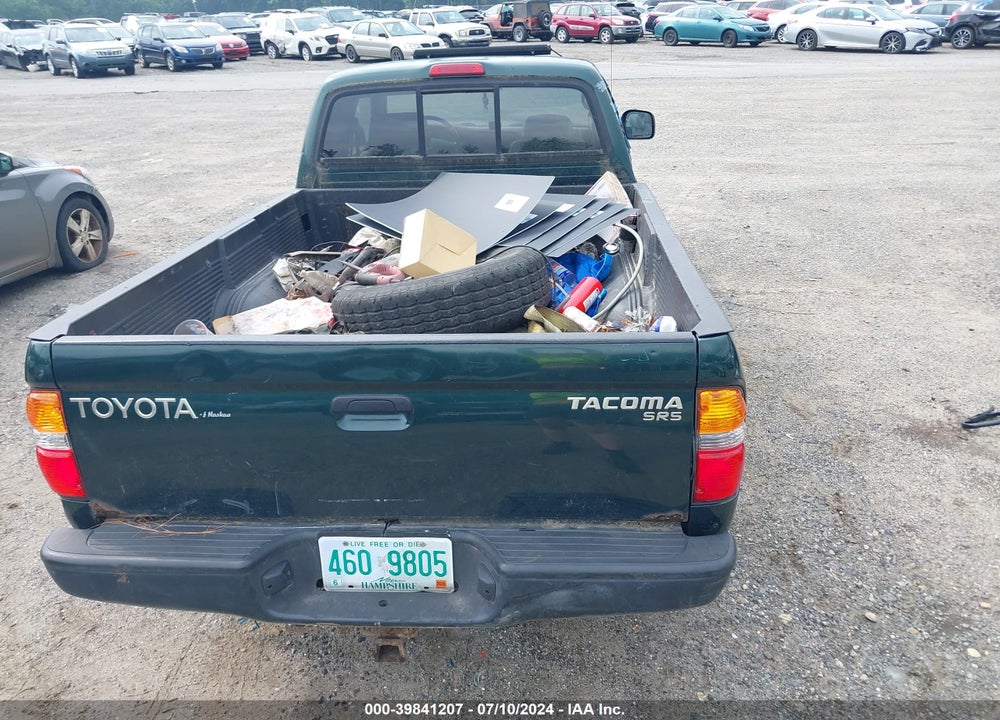 2001 TOYOTA TACOMA VIN: 5TEWM72N41Z836136