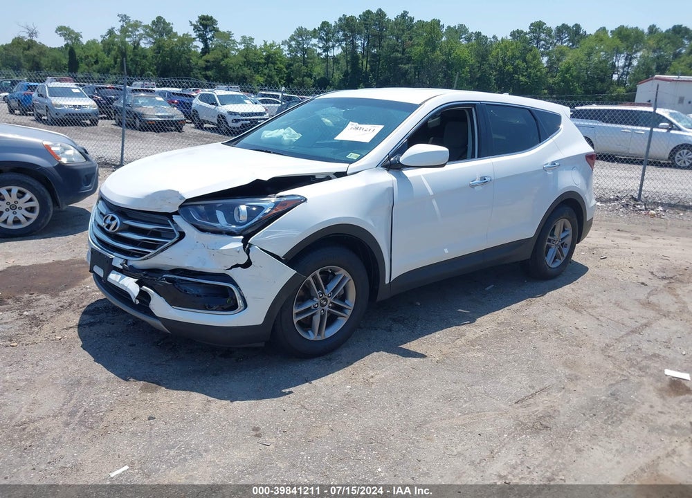 2017 HYUNDAI SANTA FE SPORT 2.4L VIN: 5NMZTDLB2HH000841