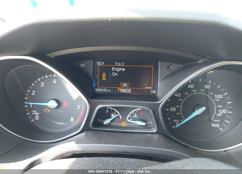 2017 FORD FOCUS SEL VIN: 1FADP3H28HL303323