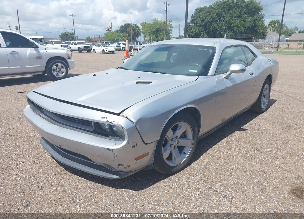 2012 DODGE CHALLENGER SXT VIN: 2C3CDYAG7CH243594