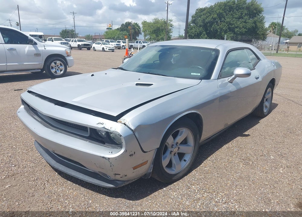 2012 DODGE CHALLENGER SXT VIN: 2C3CDYAG7CH243594
