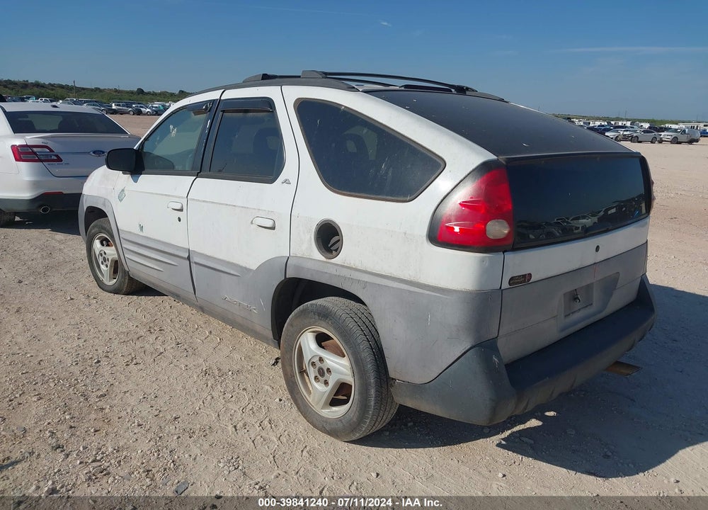 2001 PONTIAC AZTEK GT VIN: 3G7DA03E01S502263