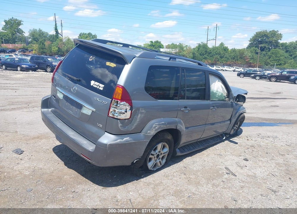 2005 LEXUS GX 470 VIN: JTJBT20X350088202