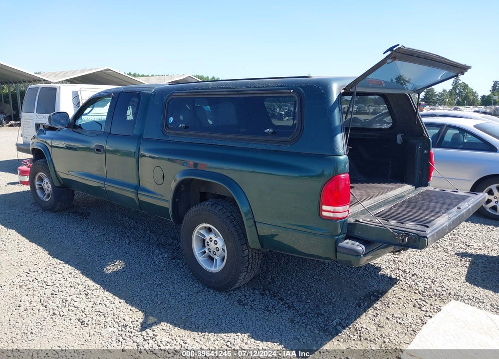 2000 DODGE DAKOTA SLT/SPORT VIN: 1B7GG22N9YS757364