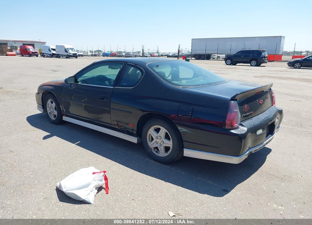 2002 CHEVROLET MONTE CARLO SS VIN: 2G1WX15K129299263