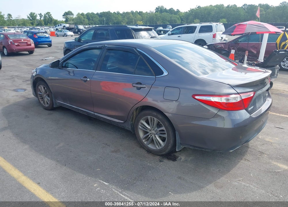2016 TOYOTA CAMRY SE VIN: 4T1BF1FK5GU248426