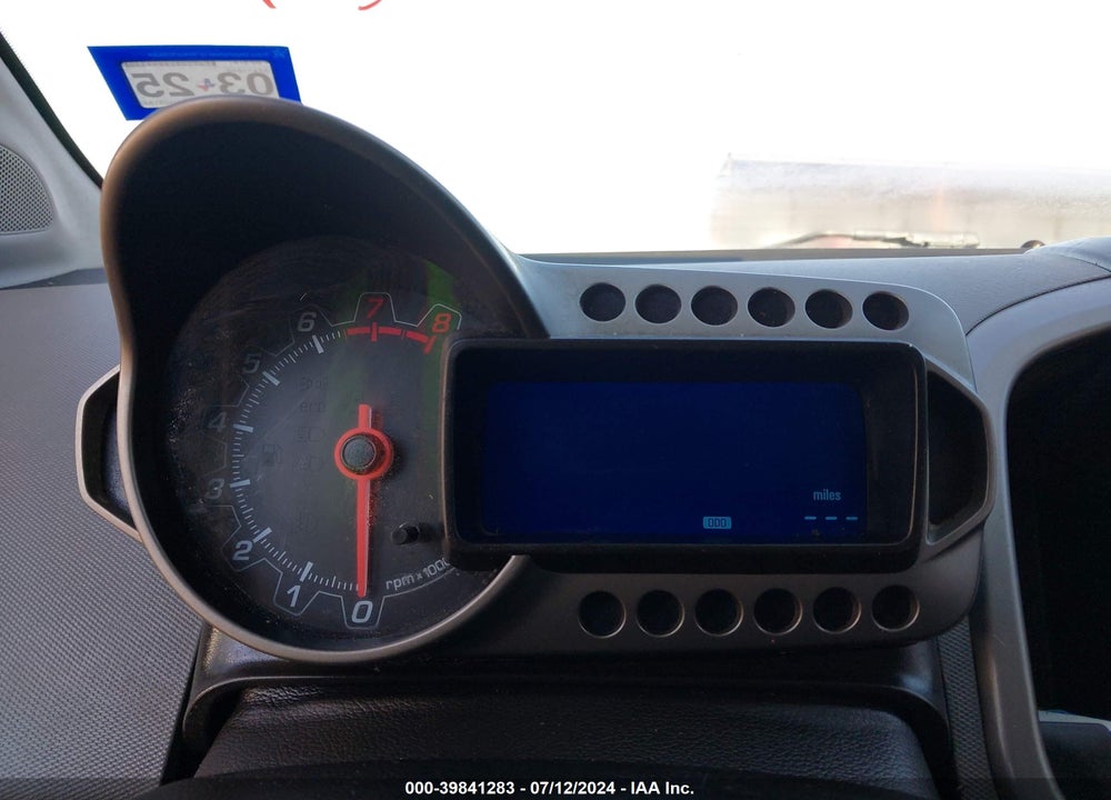 2013 CHEVROLET SONIC LT AUTO VIN: 1G1JC5SH1D4251337