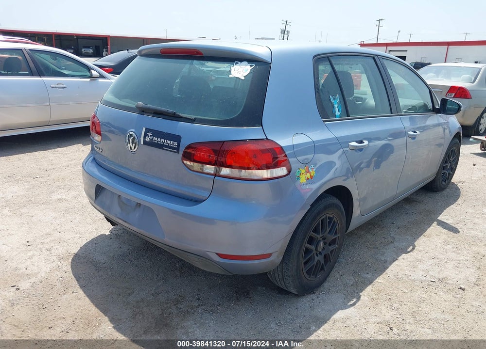 2011 VOLKSWAGEN GOLF 2.5L 4-DOOR VIN: WVWDA7AJ3BW023688