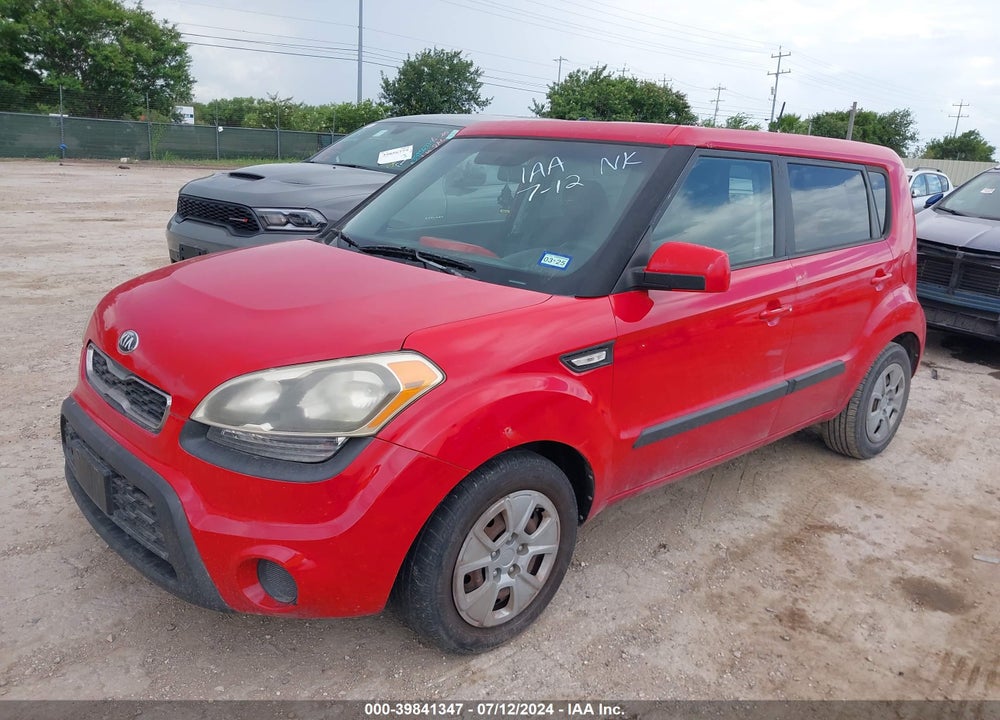 2013 KIA SOUL VIN: KNDJT2A51D7551889