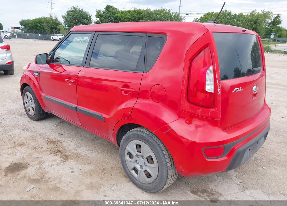 2013 KIA SOUL VIN: KNDJT2A51D7551889