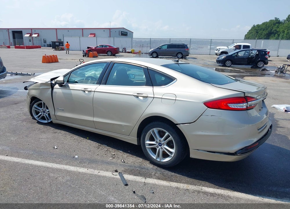 2018 FORD FUSION HYBRID SE VIN: 3FA6P0LU6JR227057